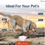 Pet Wipes for Dogs & Cats | 160 Count | 80 x Pack of 2 | Vet Recommended Grooming Wipes |Alcohol-Free Wet Wipes for Cats & Dogs|Pets Dry Bathing, Paw Cleaning| Aloe Vera, Jojoba Oil, Vitamin E - Image 4