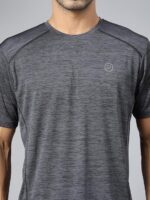 CHKOKKO Men's Polyester Regular Fit Round Neck Regular Dry Fit Gym Sports T-Shirt - Image 6