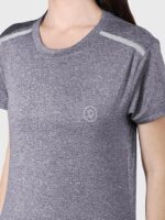 CHKOKKO Womens Active Sportswear Breathable Lightweight Half Sleeve Quick Dry Gym T Shirt Round Crew Neck Regular Fit for Workout Yoga Fitness - Image 6