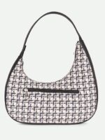 ZOUK Small Shoulder Bag | Vegan Leather Evening Bag for Women with Shoulder Strap, Zip Closure & Water-Resistant Lining | Stylish Handcrafted Purse | - Image 2