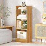 Lukzer 3 Layer Engineered Wood Multipurpose Rack Bookshelf Storage Organizer Stand (MR-010/Oak Brown/80x33x22cm) - Image 11