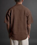 Casual Shirt for Men|| Shirt for Men|| Men Stylish Shirt||Button Down Shirts Half Sleeve Bubble Fashion Textured Shirt - Image 2