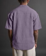 Casual Shirt for Men|| Shirt for Men|| Men Stylish Shirt||Button Down Shirts Half Sleeve Bubble Fashion Textured Shirt - Image 14