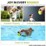 Foodie Puppies Latex Rubber Squeaky Dog Chew Ball Toy - (Claw Ball, Small) Durable and Safe Fetch Teething Dog Toy for Puppies and Small to Medium Dogs, Paw Design Helps to Clean Teeth (Diameter, 6cm) - Image 8