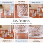 Nestasia Glass Bowl Set of 6 – 220ml Transparent Katori for Kitchen & Dinner, Microwave Safe Snack & Dessert Bowls with Gift Box, Perfect for Gifting - Image 4