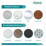 JIALTO 2 Pcs Self Adhesive Bathroom Shelf for Wall | Bathroom Organizer Without Drill | Wall Mounted Bathroom Shelves | Aluminum Bathroom Organizer Rack for Bathroom Accessories (Black) - Image 6