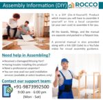 Rocco Stellar Multipurpose Storage Cabinet for Living Room, Kitchen, Office, Sideboard (Teak Brown, Medium Size with Upper Shelf) - Image 7