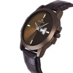 SWISSTONE Analog Men's Leather Watch (Brown Dial Brown Colored Strap) - Image 2