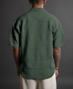 Casual Shirt for Men|| Shirt for Men|| Men Stylish Shirt||Button Down Shirts Half Sleeve Bubble Fashion Textured Shirt - Image 11