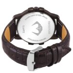 SWISSTONE Analog Men's Leather Watch (Brown Dial Brown Colored Strap) - Image 3