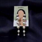 Korean earrings for girls stylish | Pack of 4 | Studs, Dangles, Chain & Drop Designs | Earings For Women And Girls | Trending earrings combo of 4 - Image 4