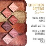 Lakme Be-Jewel Multichrome Eyeshadow Palette |10 Rich Shades | Velvety Mattes, Gleaming Shimmers, Marble Tones and High-Impact Foils | - Gilded Glow 12g - Image 5