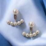 Korean earrings for girls stylish | Pack of 4 | Studs, Dangles, Chain & Drop Designs | Earings For Women And Girls | Trending earrings combo of 4 - Image 5