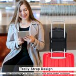 SNDIA 14 Inch Travel Shoe Bag Multipurpose Portable Travelling Shoe Storage Bag Footwear Organiser Bag - Black - Image 6