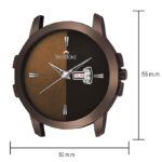 SWISSTONE Analog Men's Leather Watch (Brown Dial Brown Colored Strap) - Image 4