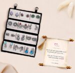 FUBS Oxidized Designer Stud Earrings Set of 12 with Folding Jewelry Box | Traditional & Modern Earring Set for Women & Girls (LOVE-NOTE) - Image 2