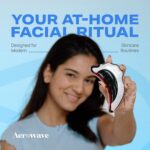 Aerowave Advanced Electric Gua Sha Massager for Face | EMS Microcurrent, Red Light Therapy & Radio Frequency | 5 LED Light Therapies with Sonic Pulsation | Supports Lymphatic Drainage, Acne Control, Facial Toning & Anti-Aging Care - Image 9