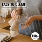 Birch & Co. Bowl Set of 6 - Ice Cream Glass Bowls Set - Elegant Dessert Serving Bowls for Ice Cream, Sundaes, Fruits & Snacks, Clear Glass Design, Durable, Perfect for Parties & Gifting, Scallop - Image 5