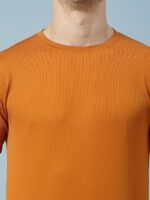 CHKOKKO Men Polyester Solid Quick Dry Half Sleeve Regular Fit Round Crew Neck Active Sportswear Gym T-Shirt for Workout Training Running and Fitness Activities - Image 6