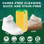 VRPRIME Shoe Washing Machine Bag | Shoe Cleaning and Travel Storage Bags | Reusable Laundry Bag 360° Cleaning for Sneakers, Delicates, Toys | Washer & Dryer Use (Yellow) - Image 4