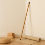 5.5ft Premium Bamboo Fitness Stick | Mobility, Stretch, Posture Corrector, Yoga, Exercise, Pilates | Splinter-Free Finish | Ecofriendly