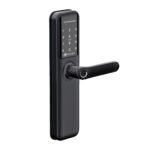 BonKaso H9 Smart Door Lock for Home and Office| 6-Way Unlocking Features|Fingerprint|Passcode|Key Card Access|Bluetooth|Mechanical Key|OTP Access|2 Year Warranty|(Black)| (Free Installation)