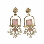 Mehendi Polish Earrings – Traditional Design for Women