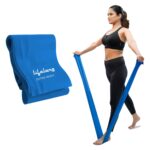 Lifelong Resistance Bands | 6.9kg, Extra Heavy| Ideal for Home Exercise, Gym Toning | Durable Latex Thera Bands for Fitness, Yoga, Pilates | Resistance Band for Men & Women (Blue)