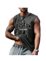 The Modern Soul Men Cotton Blend Athletic Gym Tank Tops Sleeveless Sports Vest