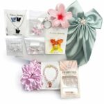 10 Pcs Trendy Hair Accessories & Fashion Jewelry Gift Set for Girls & Women | Includes Butterfly Hair Claw (1 Pair), Butterfly Necklace & Earring Set, Korean Earrings with Pearl Studs & Chunky Trendy Earrings | Random Designs as per Latest Trend | Pink Gift Box Included