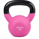 Amazon Brand - Symactive Neoprene Coated Kettlebell (Black,Pink)