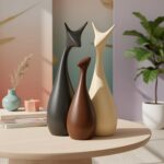 Click to see full view Product Image Product Video 4 VIDEOS Product Image Product Image Product Image Product Image Product Image2+  Ask Rufus  What rooms is it made for?   Is it handmade?   What is it made of?   Ask something else Xtore® Home Decor Lucky Deer Family Matte Finish Ceramic Figures - (Set of 3, Matte Brown)