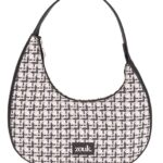 ZOUK Small Shoulder Bag | Vegan Leather Evening Bag for Women with Shoulder Strap, Zip Closure & Water-Resistant Lining | Stylish Handcrafted Purse |