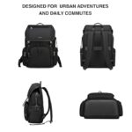 AETHON The Ridge Backpack | 15.6-inch Shoulder Bag | Nylon Fabric | Separate Laptop Compartment | Adjustable Straps | Waterproof Design | Travel Bag - Image 5