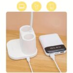 One94Store LED Desk Lamp with Pen & Phone Holder – USB Charging Study Lamp with Touch Sensor, Adjustable Brightness, Eye Protection Light & Foldable Table Lamp for Students, Reading & Office - Image 7