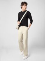 Urbano Fashion Men's Loose Baggy Fit Solid Chino Trousers Non-Stretchable - Image 5