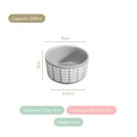 Nestasia Set of 6 Ceramic Serving Bowl 200ml | Floral | Serving Snacks, Nuts, ice-Creams, katori for Dal or Curry - Image 2