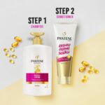 Pantene Hair Fall Control Shampoo for Weak, Dry and Frizzy Hair, With Pro V + Vitamin B, 1 Ltr - Image 6