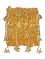 Swara Creations Kashmiri Ghungroo Raindrop Bangles Combo Set | for Women and Girls|Set of 16 Pcs (SKU417) - Image 10