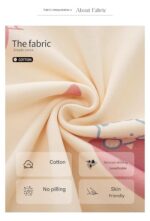 Korean Style Women’s Night Suit|| Cute Printed Pajama Set with Half Sleeve Top & Pants|| Soft Cotton Loungewear - Image 5