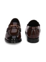Mens Ascent Formal Shoes |Patent Faux Leather Office Wear Slip-on Shoes | Shinny & Glossy | Buckle Design | Comfortable |Perfect for Formal Wear, Business Casual, and Parties - Image 7