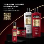 TRESemmé Keratin Smooth+ Shampoo 1000ml | 72H Frizz Control with Keratin Protein & Argan Oil | Paraben Free Smoothening Shampoo for Dry & Frizzy Hair - Image 5