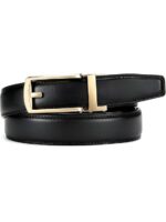 Contacts Genuine Leather Belt for Men with Easier Adjustable Autolock Buckle - Micro Adjustable Belt Fit Everywhere |Formal & Casual | Gift Box - Image 8