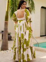 Modestouze Attires Dress for Woman | Western Dress for Women | Stylish Maxi Wear | Long One Piece | Floral Printed Frock for Womens Gown | Maxi Outfit | 3/4 Sleeves Wear for Party, Vacation & Beach - Image 9