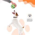 amazon basics Interactive Sound Ball Toy for Dogs and Puppies| Fun Squeaky Sounds | Pet-Safe Materials| Suitable for All Dog Breeds | Size - Large - Image 5