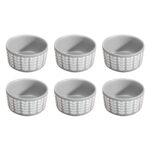 Nestasia Set of 6 Ceramic Serving Bowl 200ml | Floral | Serving Snacks, Nuts, ice-Creams, katori for Dal or Curry - Image 6