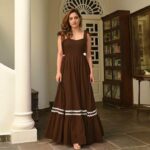 Women's Elegant Long Maxi Gown with Shoulder Ribbon Tie-Up, Stylish & Trendy - Fit and Flare Sleeveless Square Neckline Western Dress, Casual Dress for Women - Image 4