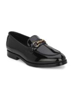 Mens Ascent Formal Shoes |Patent Faux Leather Office Wear Slip-on Shoes | Shinny & Glossy | Buckle Design | Comfortable |Perfect for Formal Wear, Business Casual, and Parties - Image 12