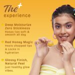 HEY TEEN Honey Bee Lip Balm | Red Honey, Shea Butter & Seabuckthorn Oil | Natural Moisturizing & Repairing | Glossy Finish | 8 ml - Image 3