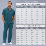 CHKOKKO Men Training Suit Solid Polyester Summer Co-Ord Set With Polo Neck - Image 2